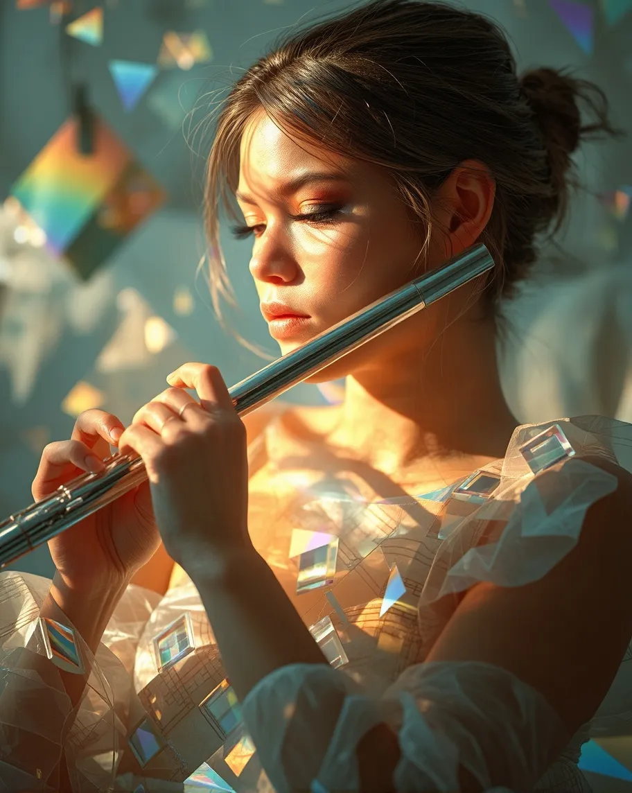 A closeup portrait a beautiful - Free AI Photo Generator - starryai