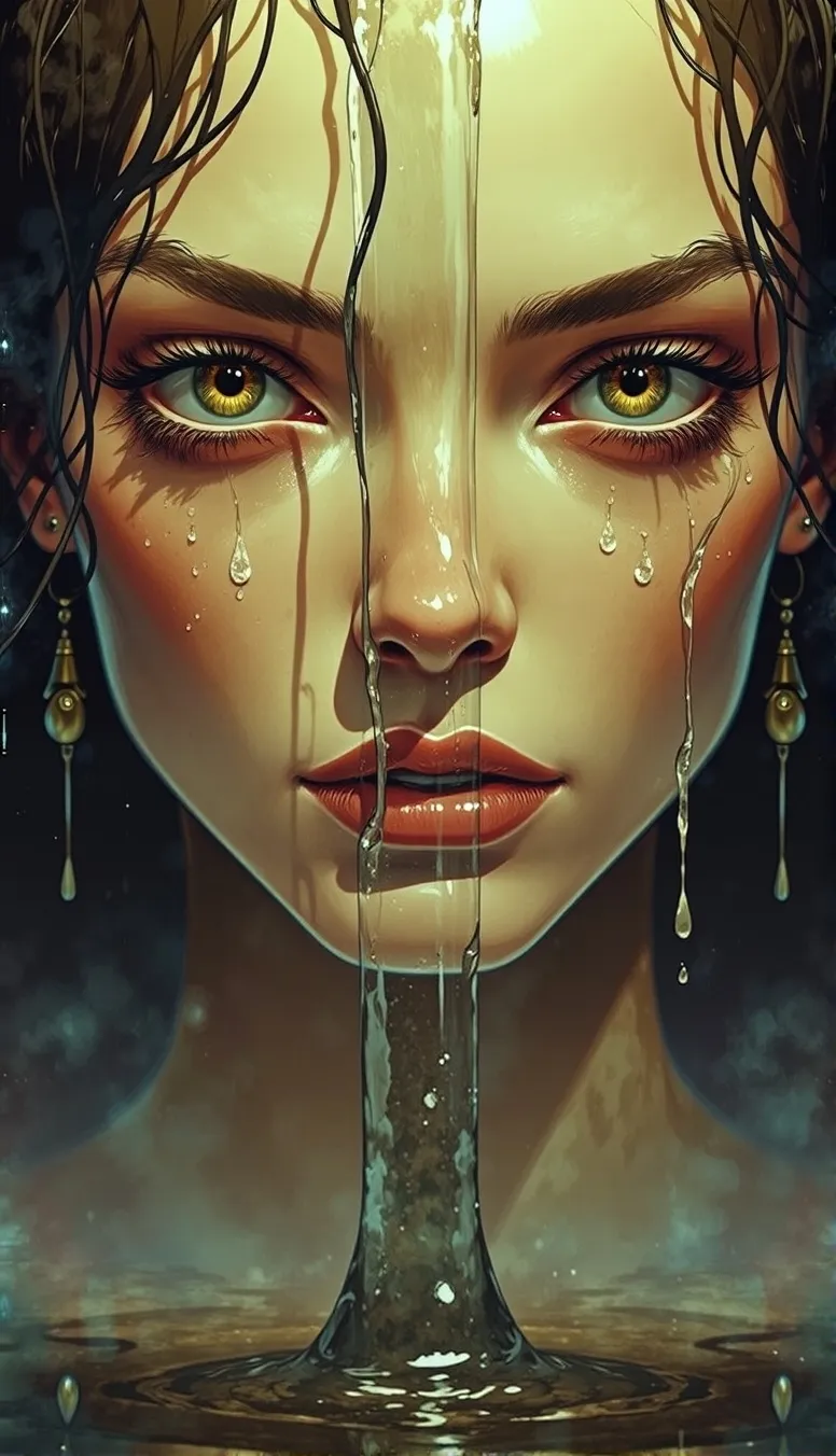 Cry me a river - Free AI Photo Generator - starryai