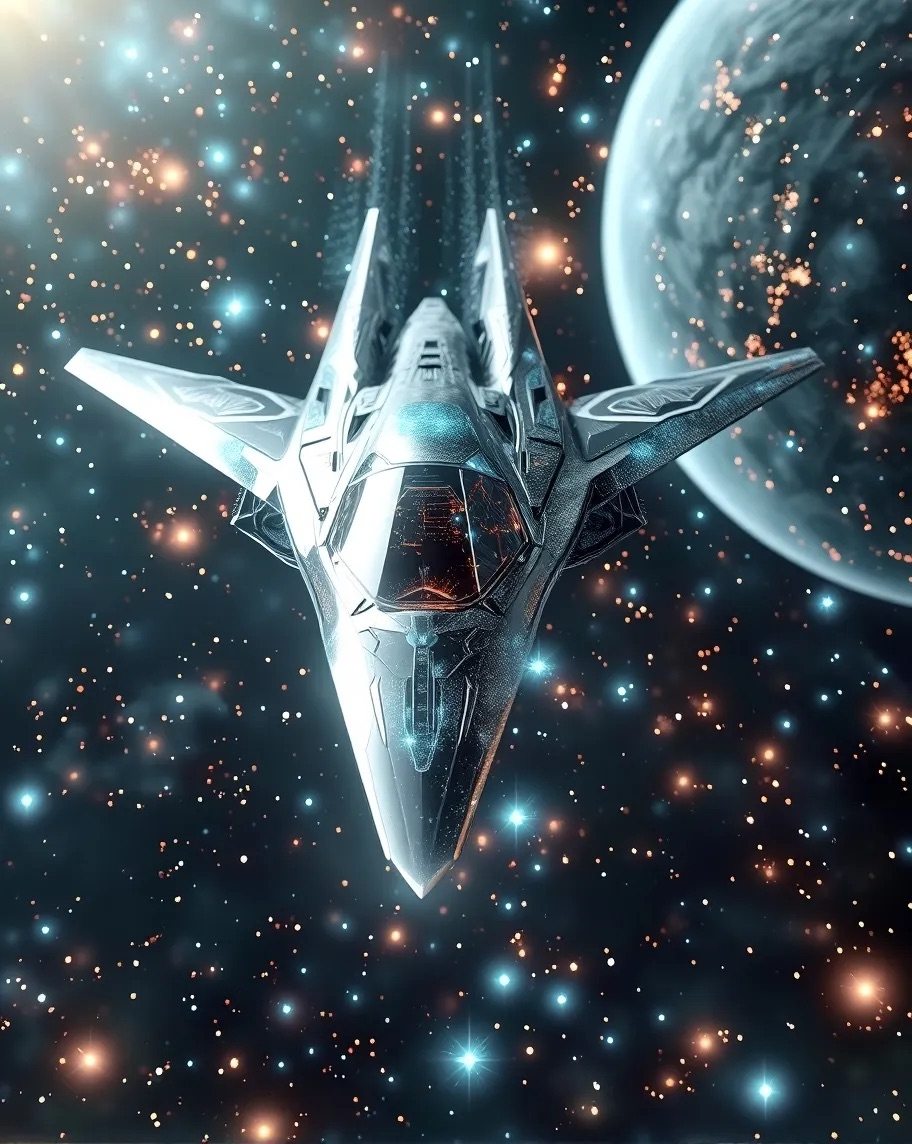 a distant galaxy, a majestic its - Free AI Photo Generator - starryai
