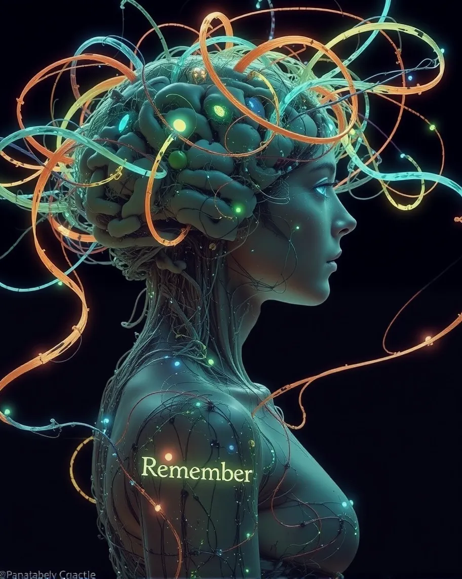 Visualize Human Brain Visualize a human brain gently At - Free AI Photo Generator - starryai