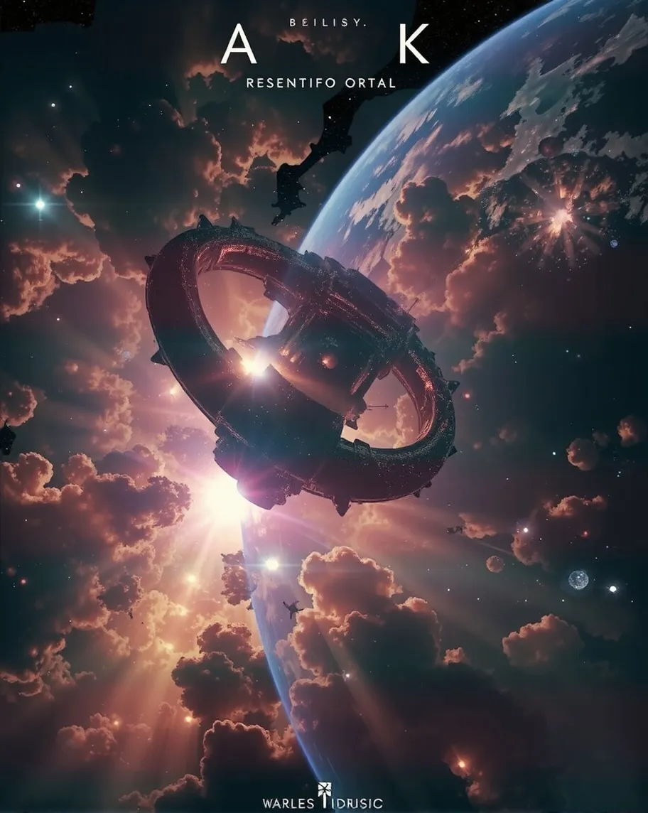 A colossal, gigantic spaceship - Free AI Photo Generator - starryai