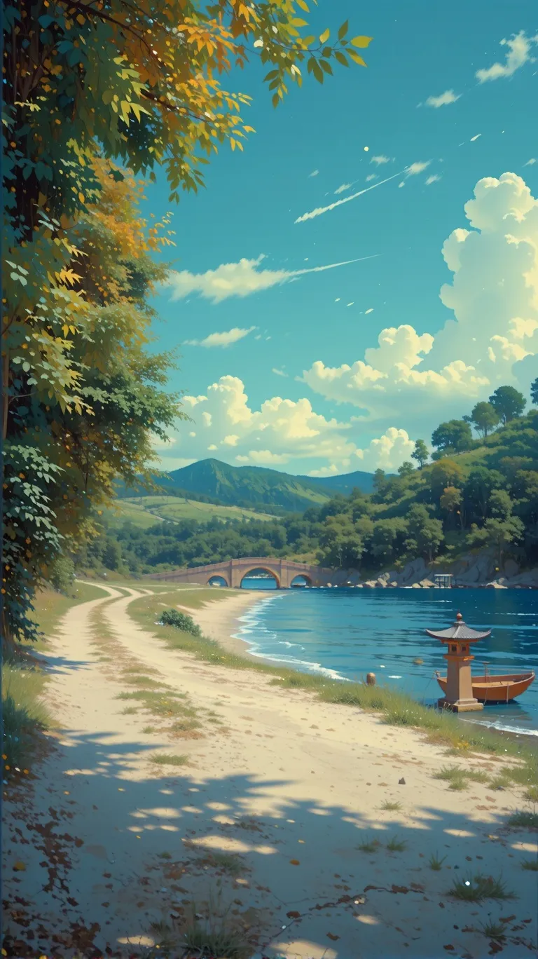 A serene picturesque landscape - Free AI Photo Generator - starryai
