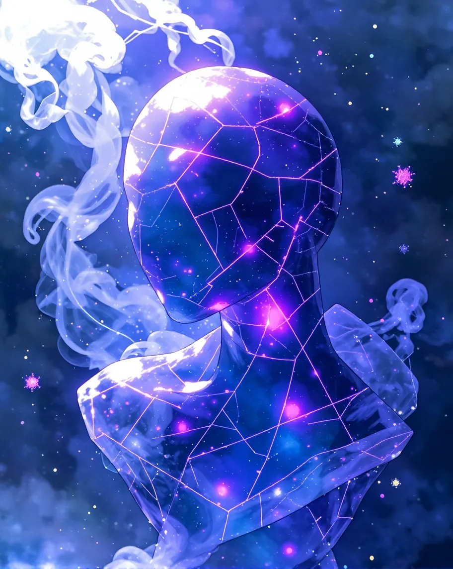 A faceless figure sculpted from - Free AI Photo Generator - starryai