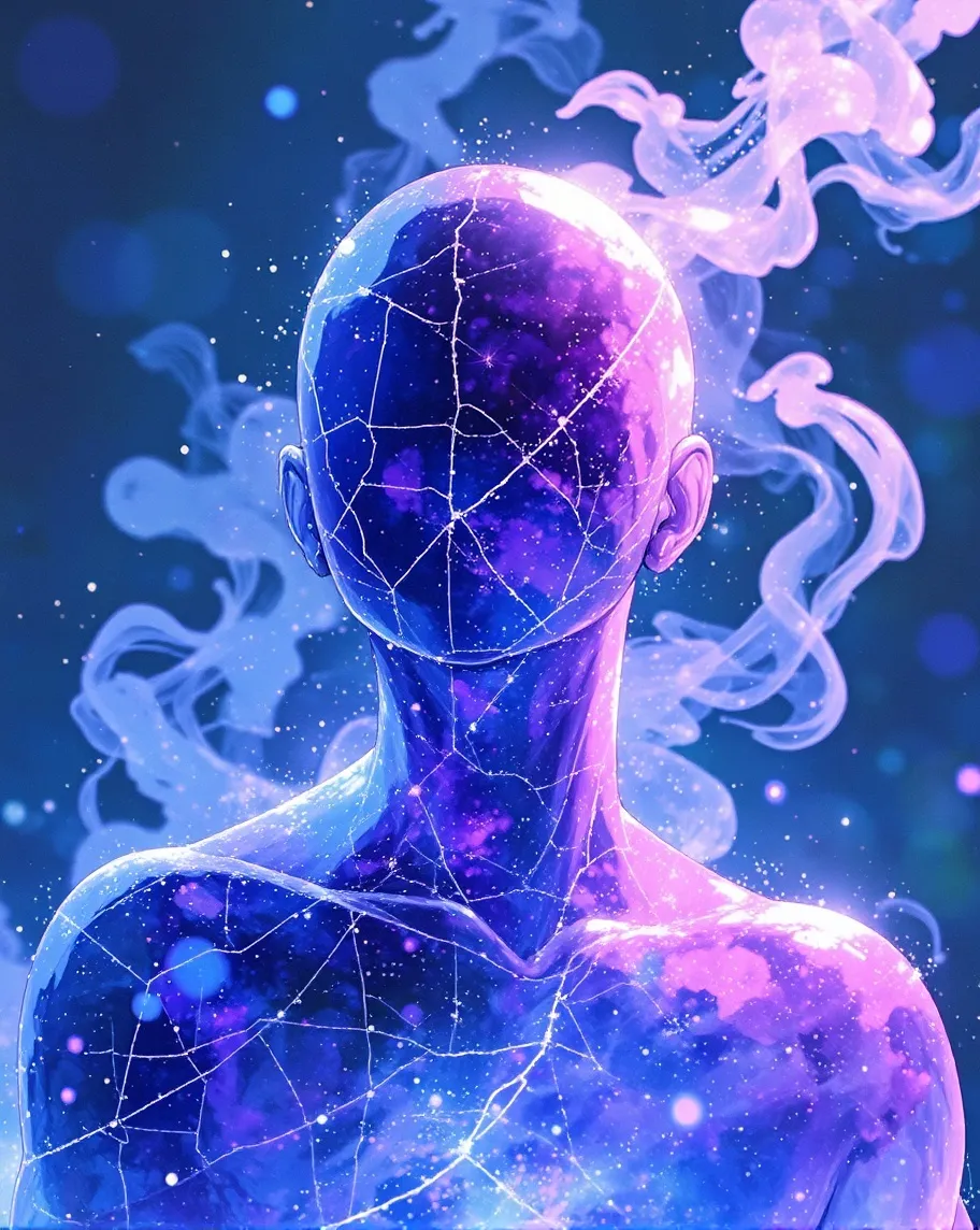 A faceless figure sculpted from - Free AI Photo Generator - starryai