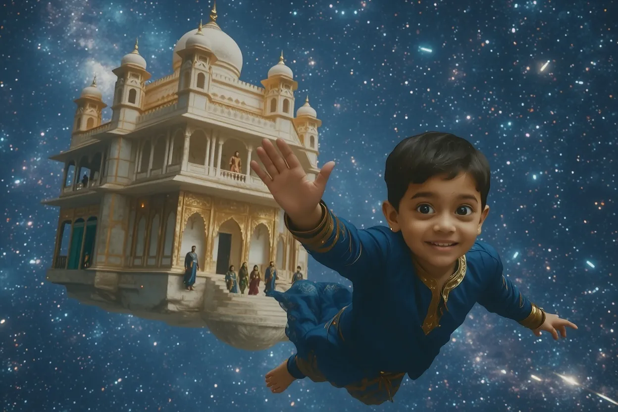 A vast Indian celestial royal — — - Free AI Photo Generator - starryai