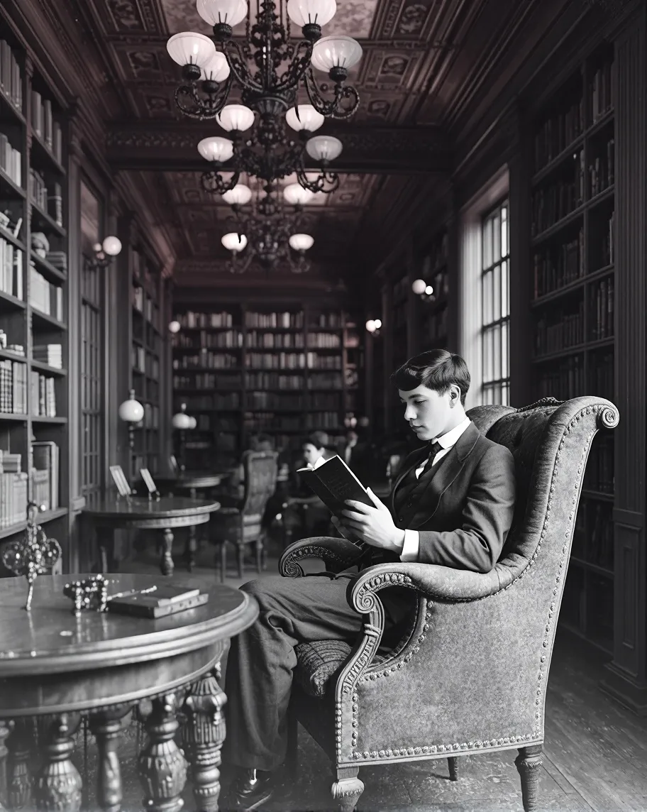 Early 1900s photo A college a a - Free AI Photo Generator - starryai