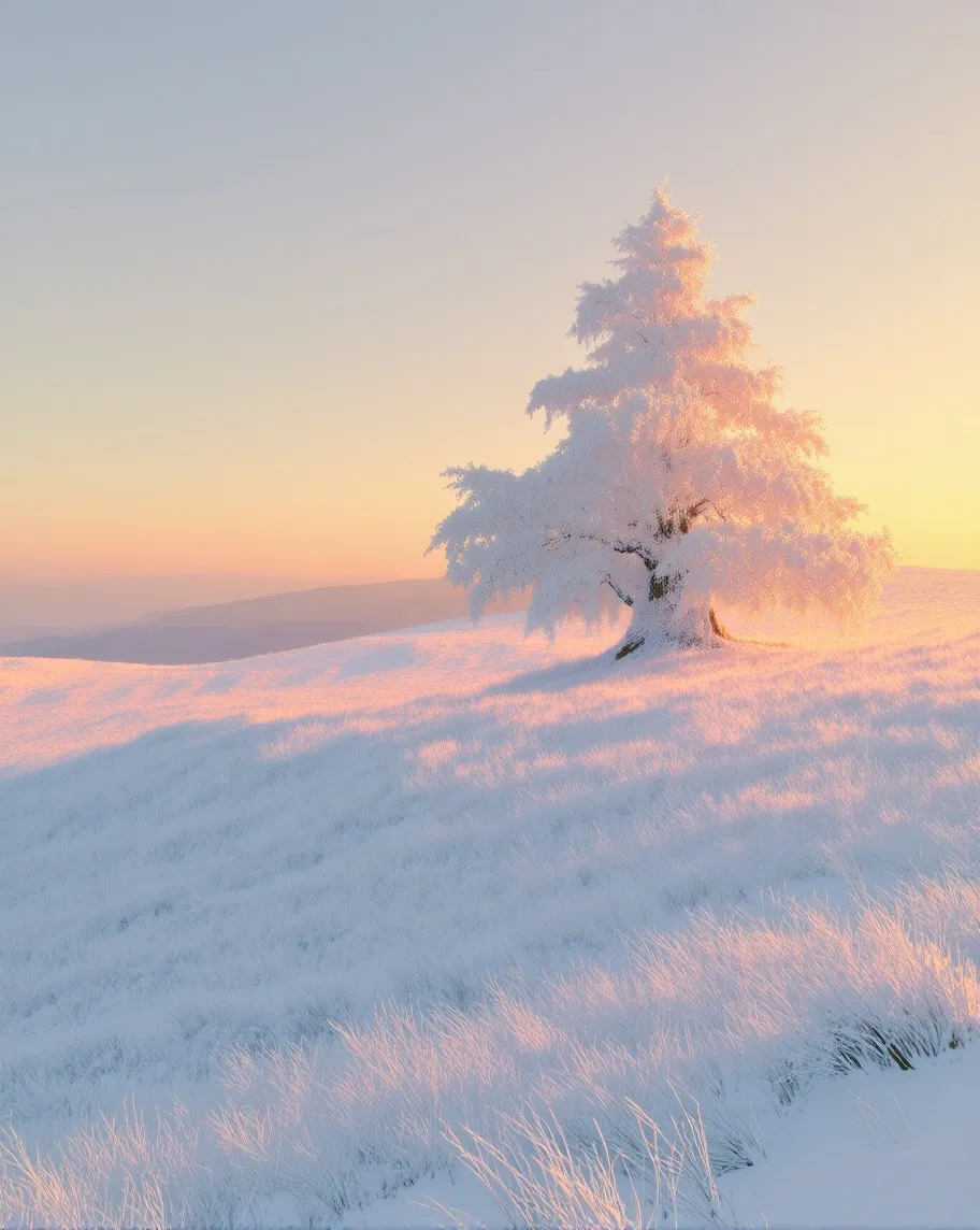 "A serene winter wonderland a on - Free AI Photo Generator - starryai