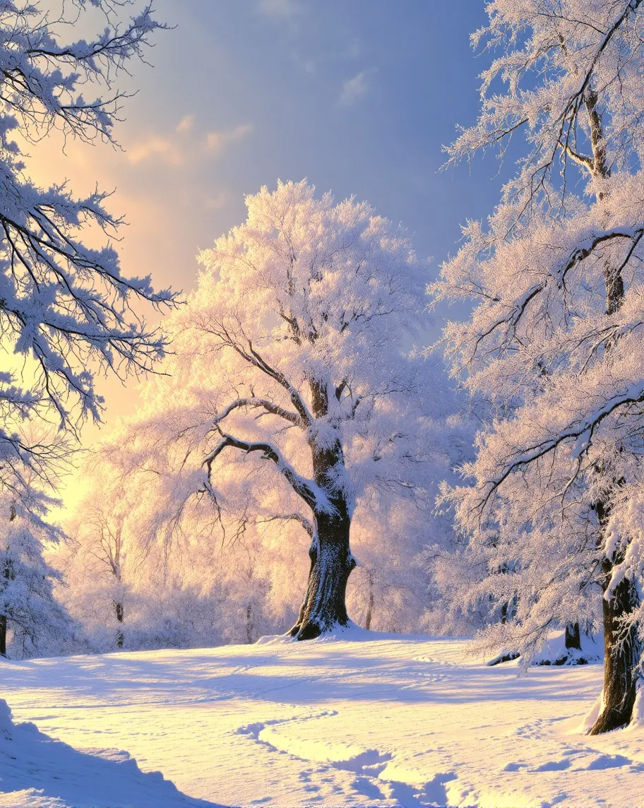 "A serene winter wonderland a on - Free AI Photo Generator - starryai