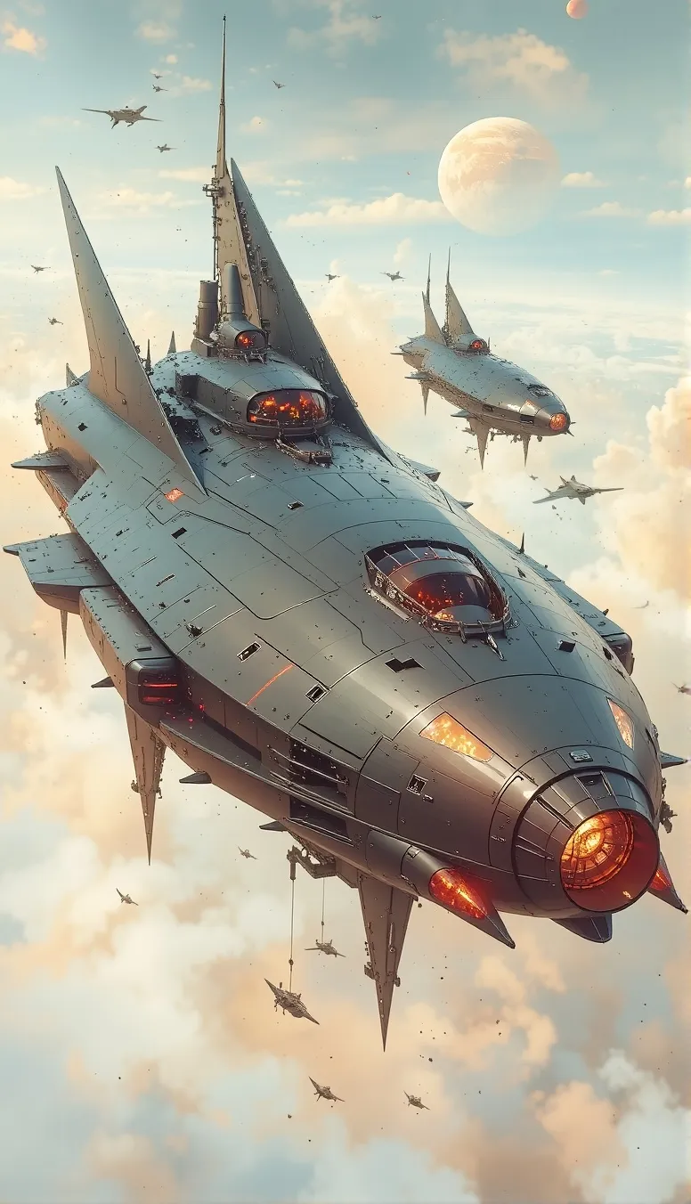 Scraper Starships Futuristic Crypto Build forms - Free AI Photo Generator - starryai