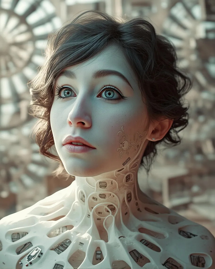 A closeup studio portrait a young - Free AI Photo Generator - starryai
