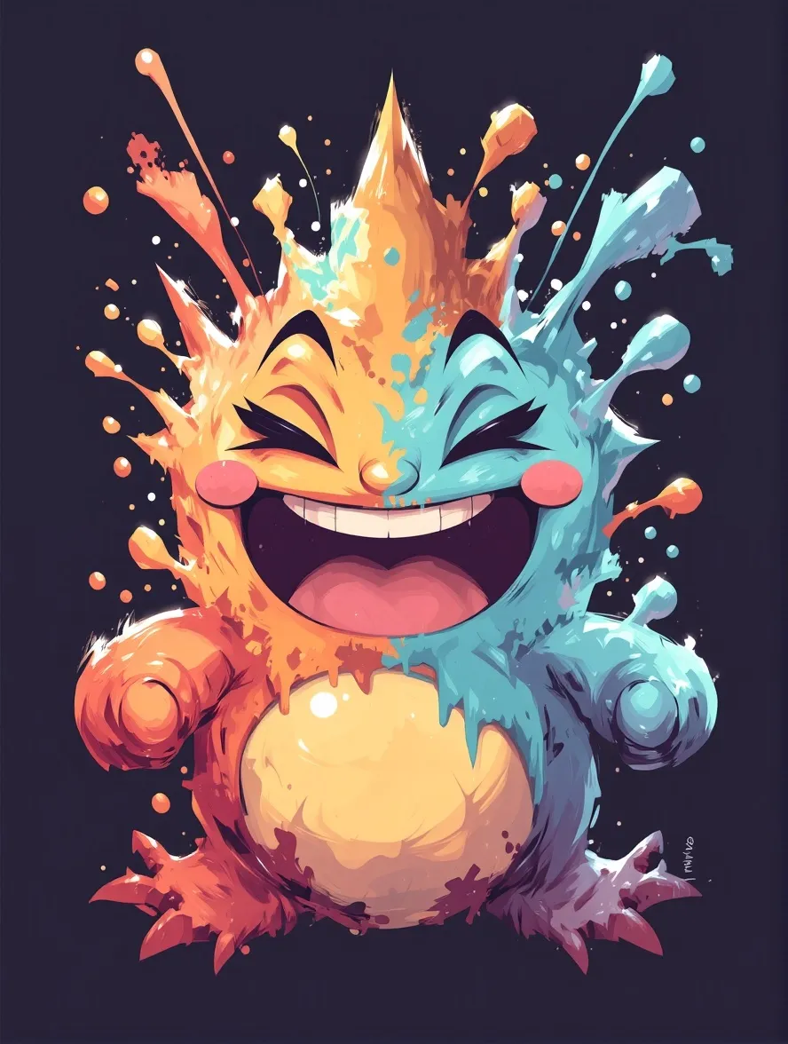 Digital illustration a creature - Free AI Photo Generator - starryai