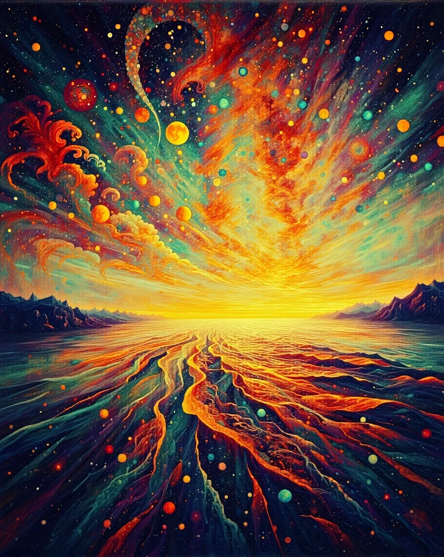 A cosmic river - Free AI Photo Generator - starryai
