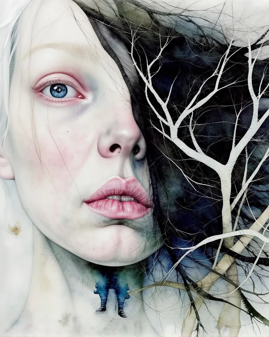A beautiful nightmares a painting - Free AI Photo Generator - starryai