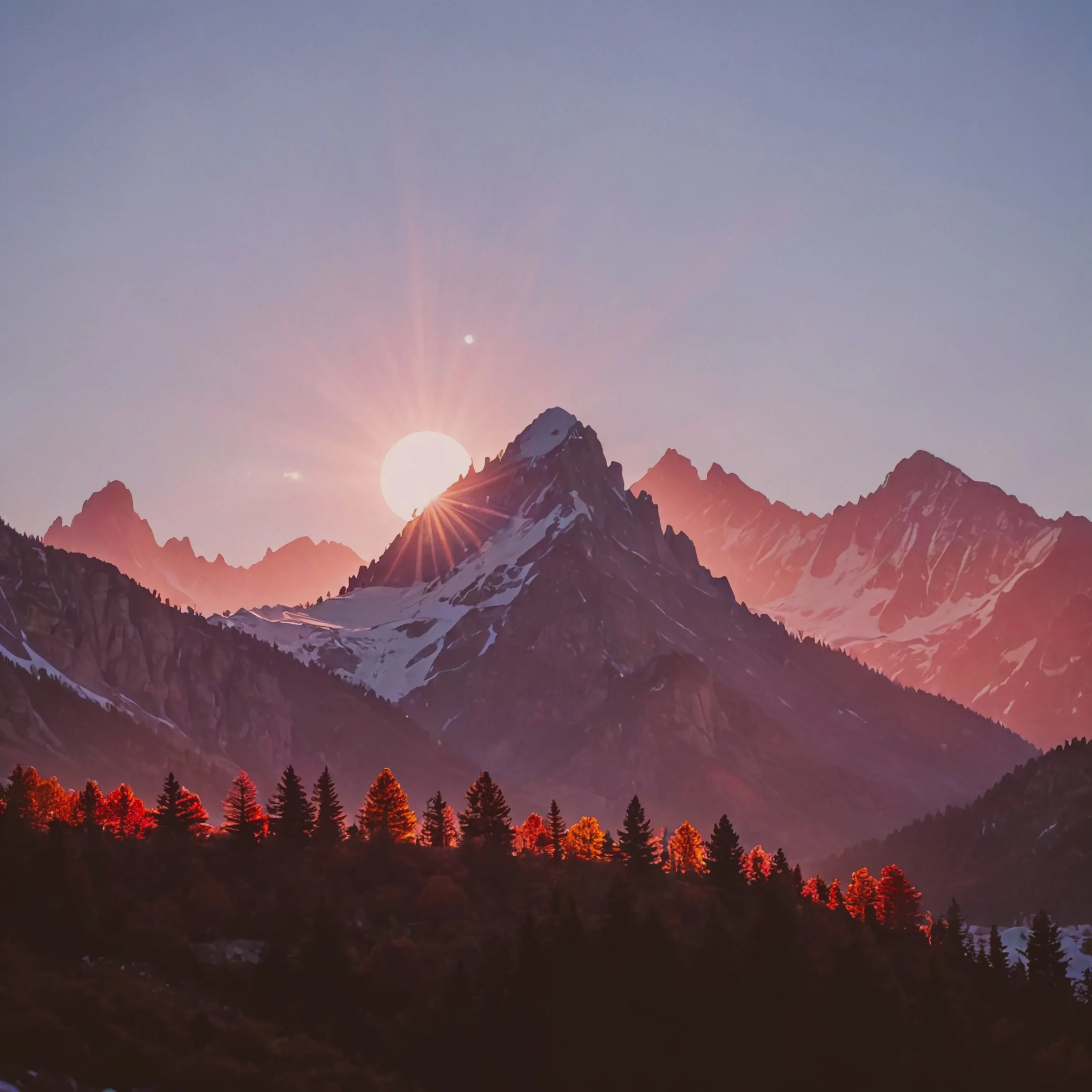 mountains - Free AI Photo Generator - starryai