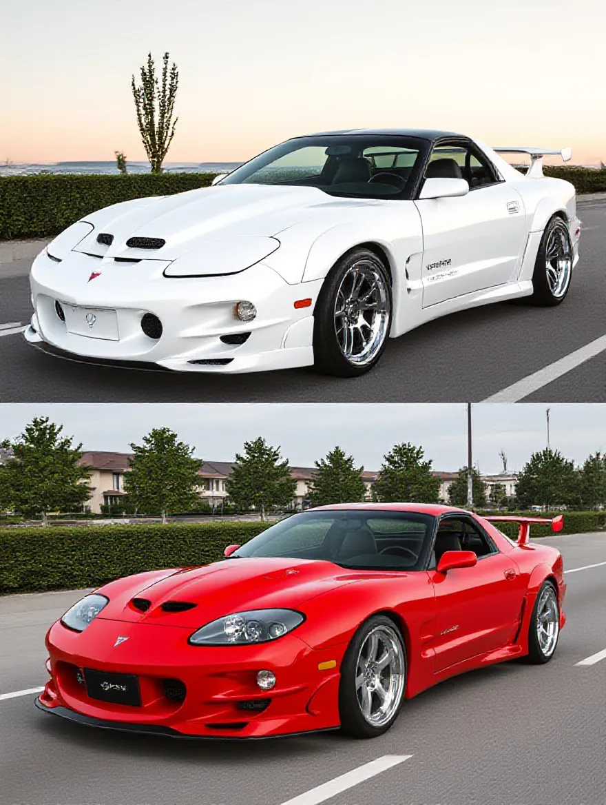 2002 pontiac firebird widebody - Free AI Photo Generator - starryai