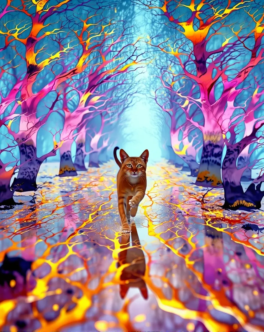 A surreal fantasy scene a sleek, - Free AI Photo Generator - starryai
