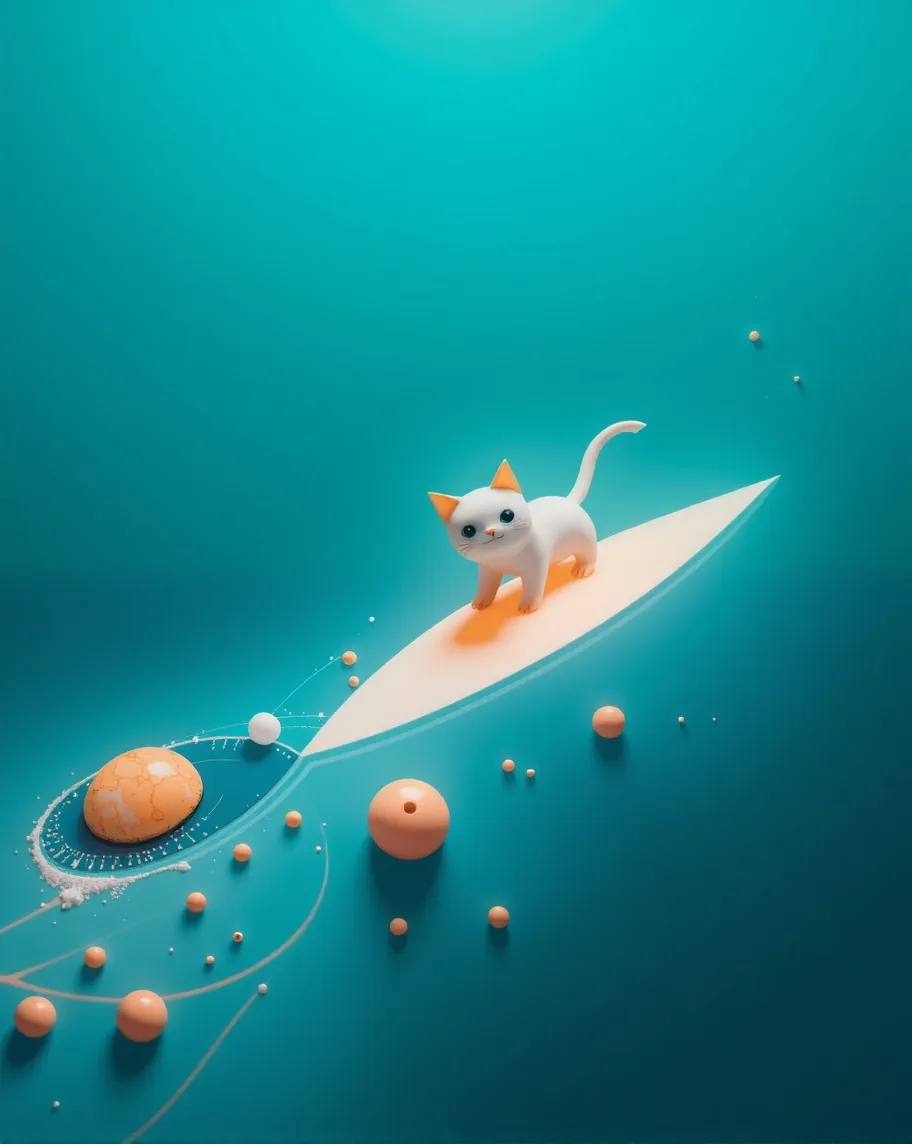 A surreal, magical scene a small - Free AI Photo Generator - starryai
