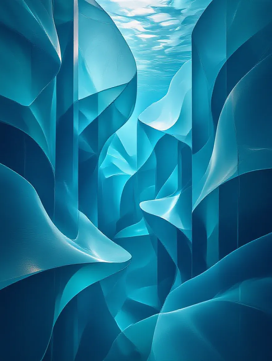Aquatic Abstractions, abstract - Free AI Photo Generator - starryai