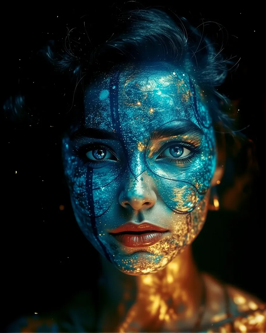 A vibrant, dreamlike digital art - Free AI Photo Generator - starryai