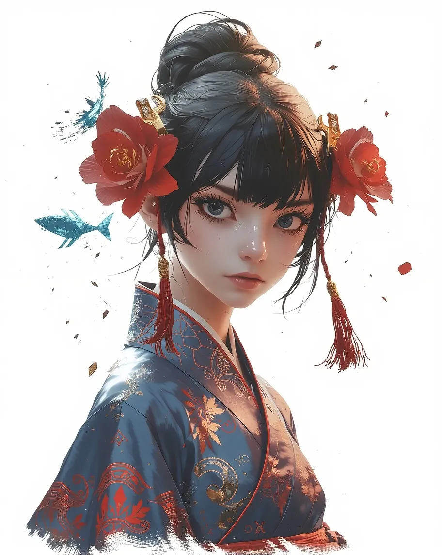 Digital illustration a young dark - Free AI Photo Generator - starryai