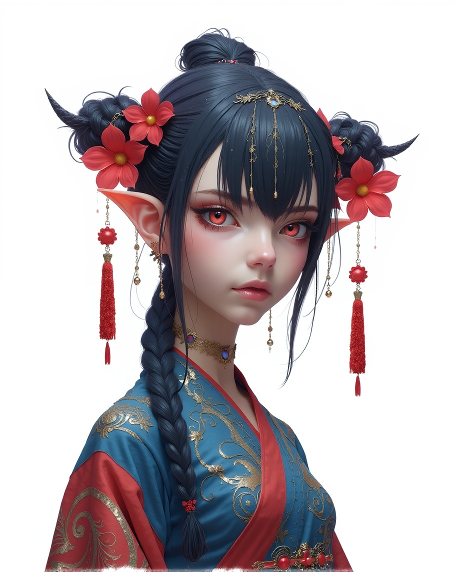 Digital illustration a young dark - Free AI Photo Generator - starryai