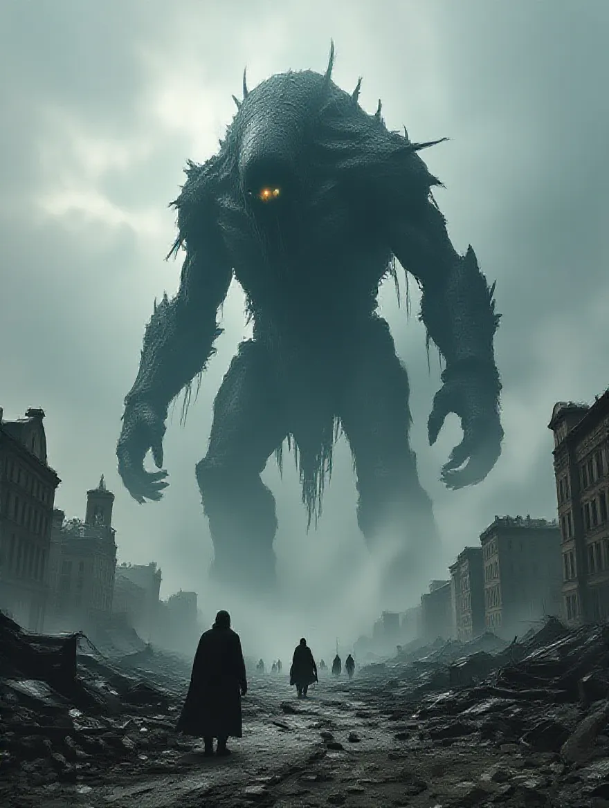 monster coming - Free AI Photo Generator - starryai