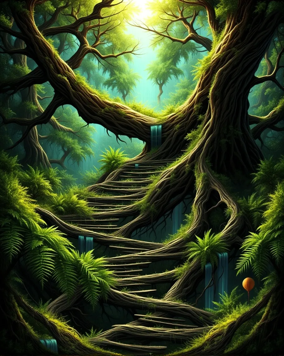 A mystical realm ancient secrets, - Free AI Photo Generator - starryai
