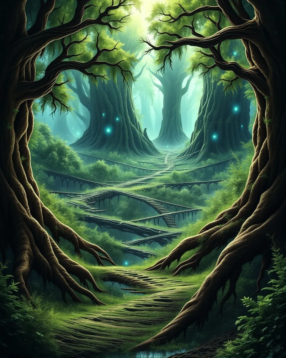 A mystical realm ancient secrets, - Free AI Photo Generator - starryai