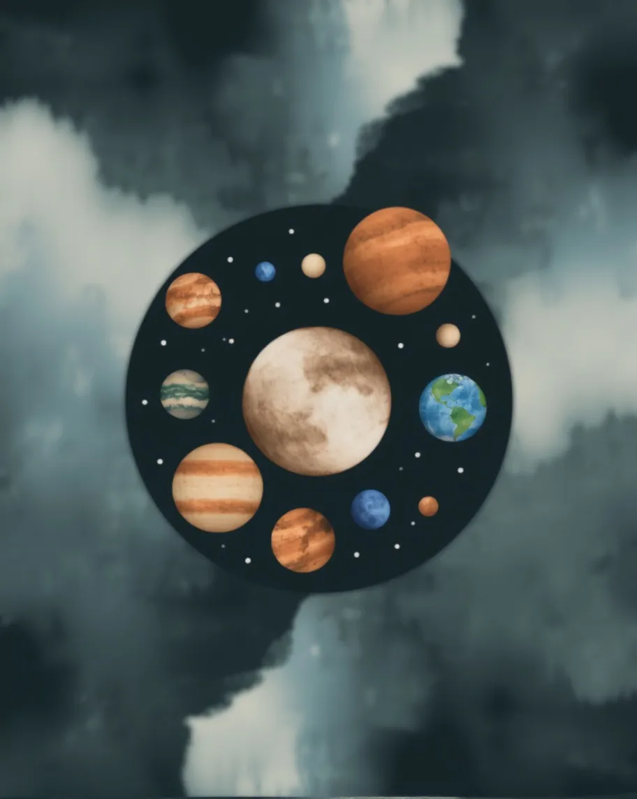 A pocket full planets, cosmic art - Free AI Photo Generator - starryai