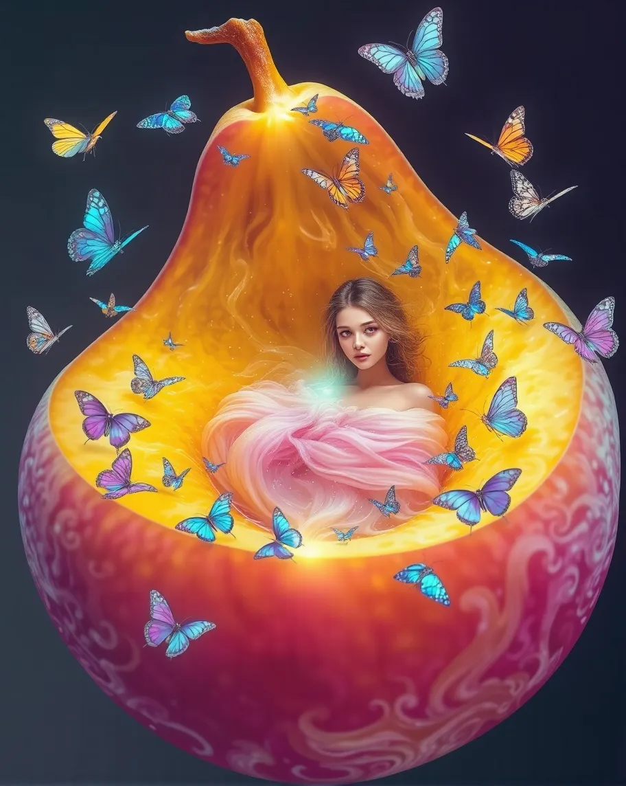 A surreal, dreamlike scene woman - Free AI Photo Generator - starryai