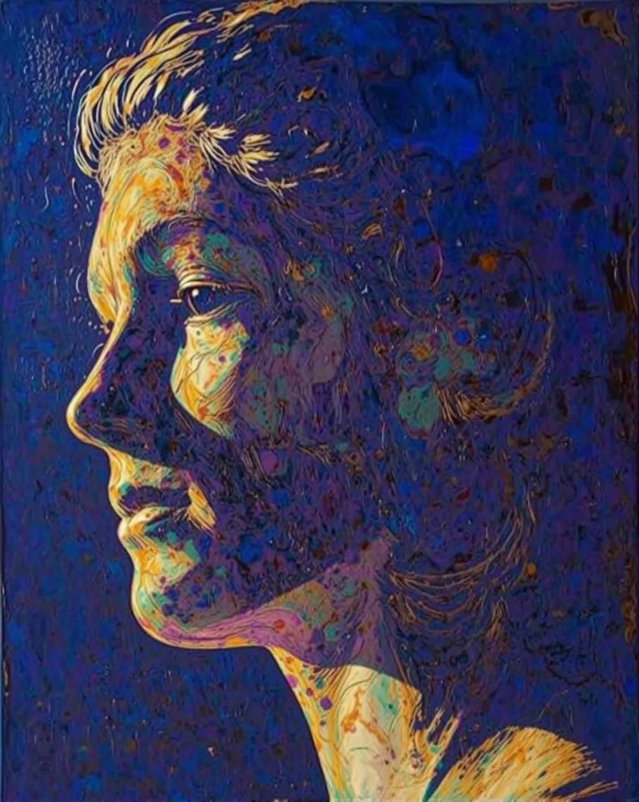 abstract oil painting closeup a - Free AI Photo Generator - starryai