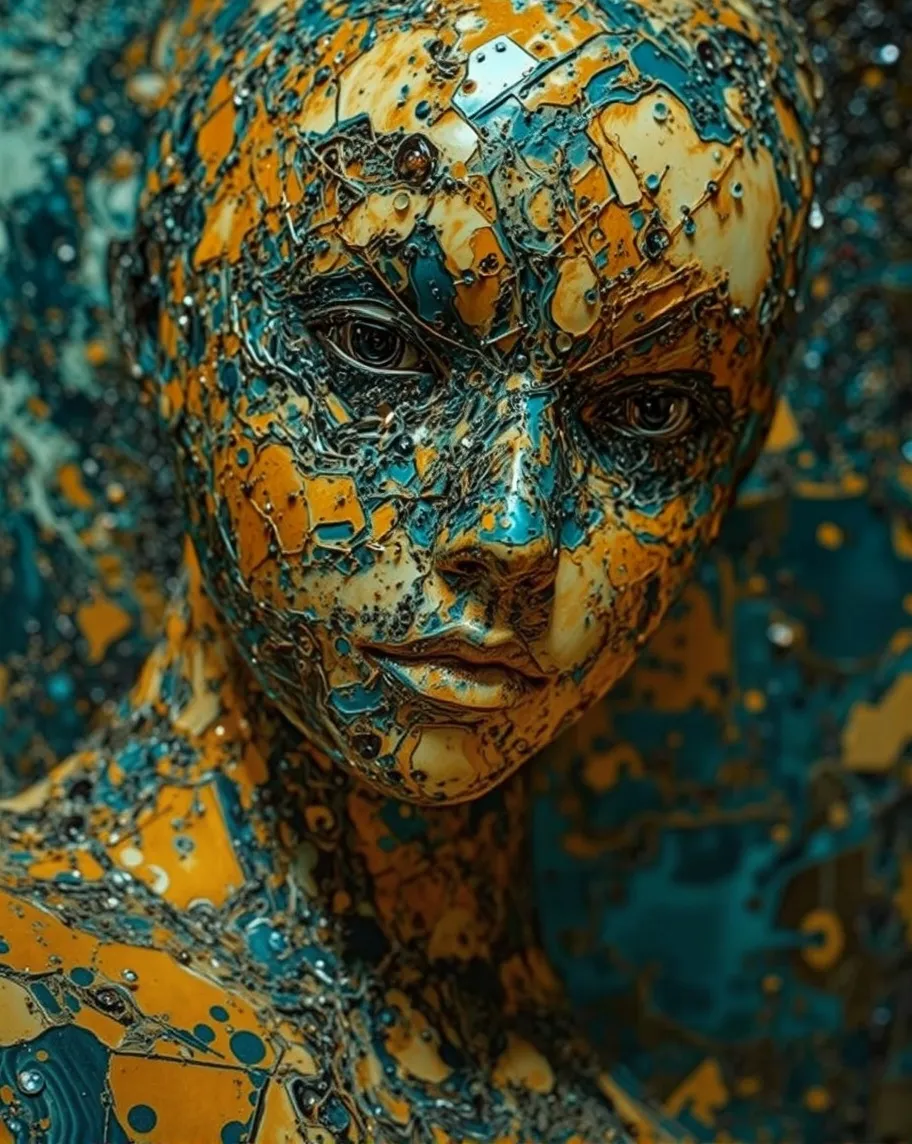 abstract oil painting closeup a - Free AI Photo Generator - starryai