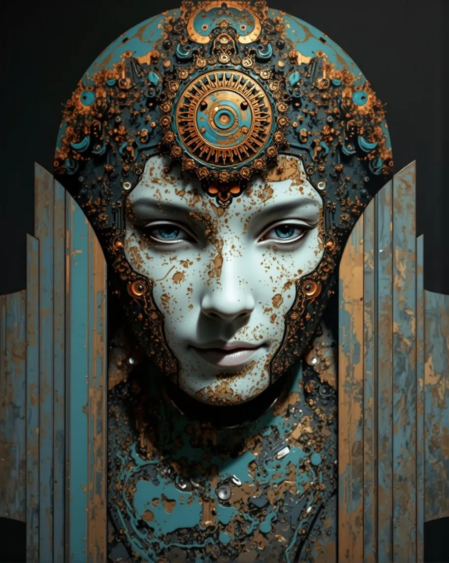 abstract oil painting closeup a - Free AI Photo Generator - starryai