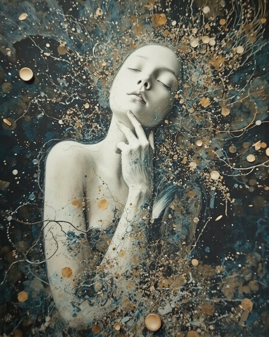 abstract oil painting closeup a - Free AI Photo Generator - starryai