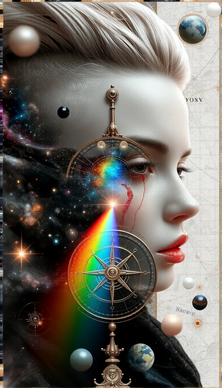 Chart your course inspired map - Free AI Photo Generator - starryai