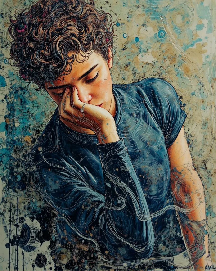 abstract oil painting closeup a - Free AI Photo Generator - starryai