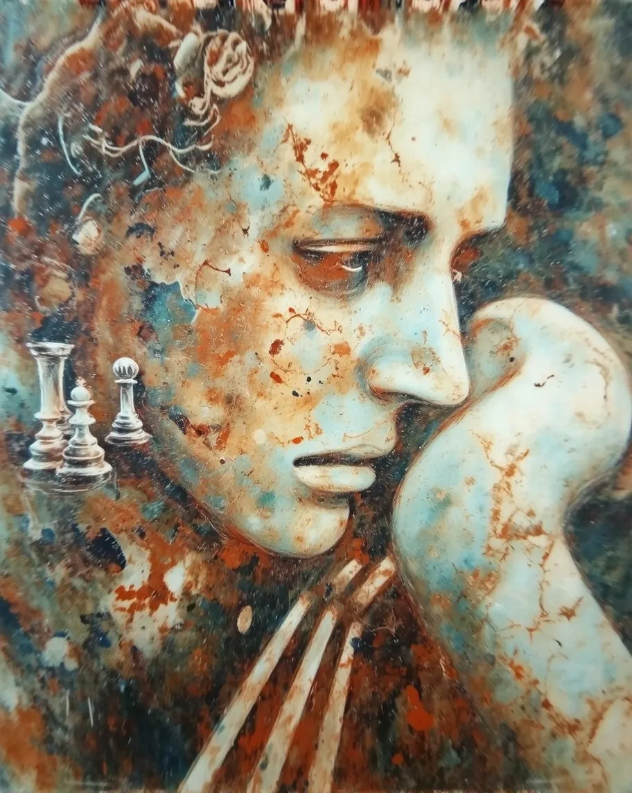 abstract oil painting closeup a - Free AI Photo Generator - starryai