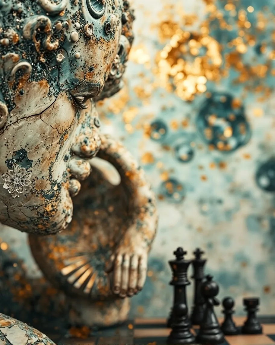 abstract oil painting closeup a - Free AI Photo Generator - starryai