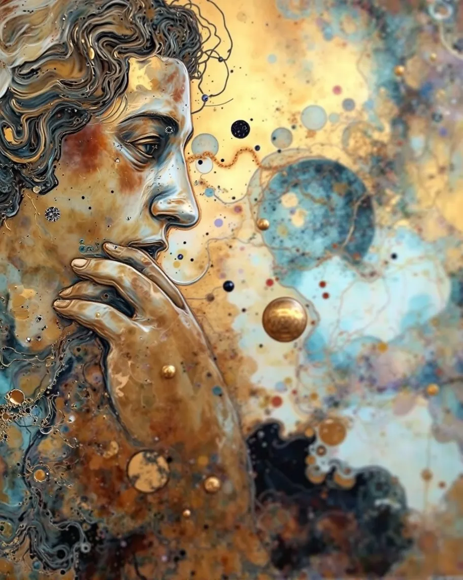 abstract oil painting closeup a - Free AI Photo Generator - starryai