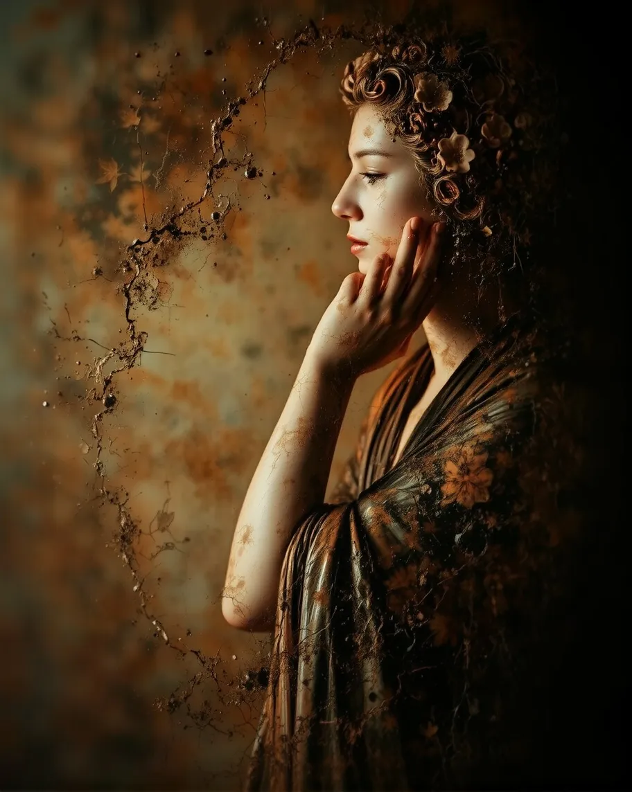 abstract oil painting closeup a - Free AI Photo Generator - starryai
