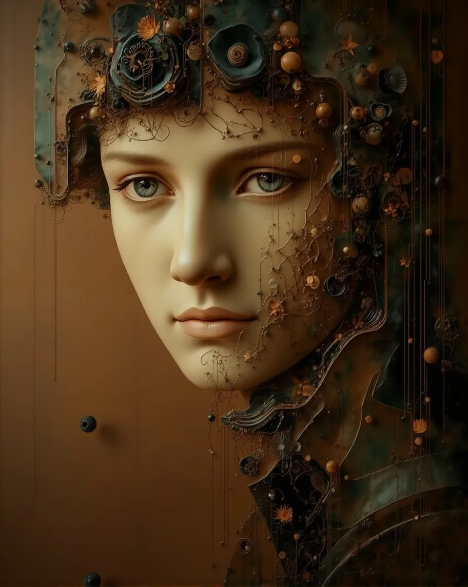 abstract oil painting closeup a - Free AI Photo Generator - starryai