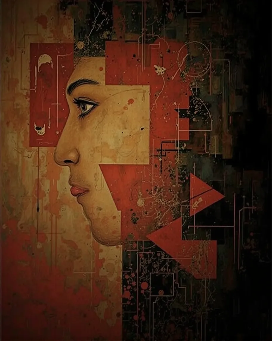 abstract oil painting closeup a - Free AI Photo Generator - starryai