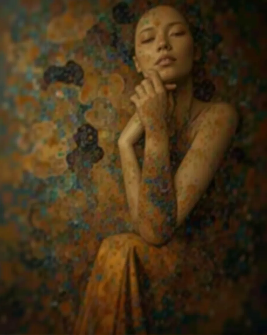 abstract oil painting closeup a - Free AI Photo Generator - starryai