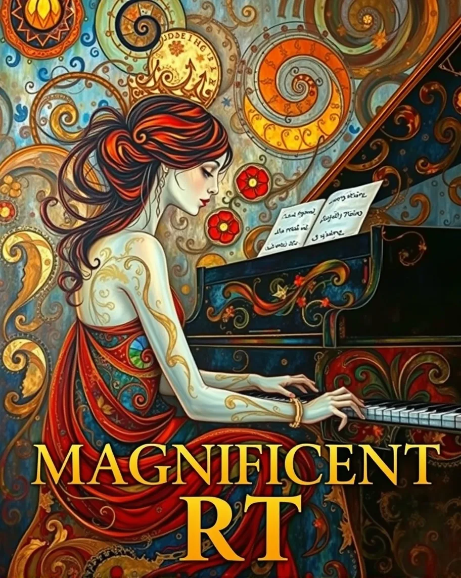 A captivating abstract painting - Free AI Photo Generator - starryai