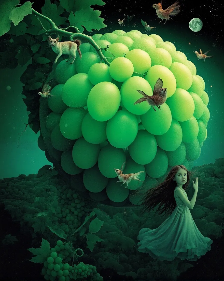 A surreal fantasy planet made its - Free AI Photo Generator - starryai