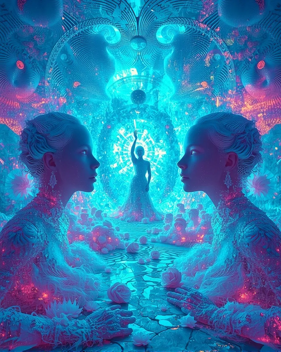 A vast, silent fantasy realm from - Free AI Photo Generator - starryai