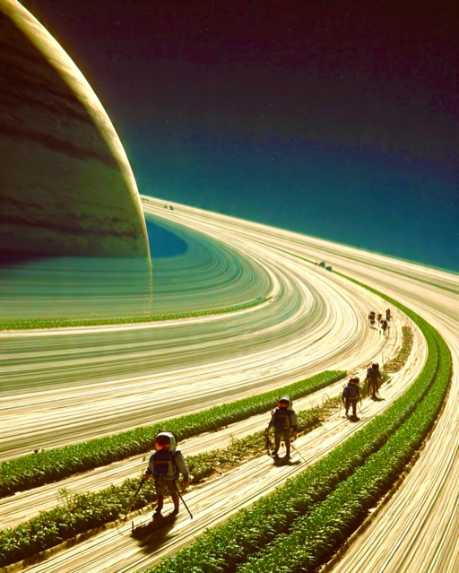 epic surreal scene five farming - Free AI Photo Generator - starryai