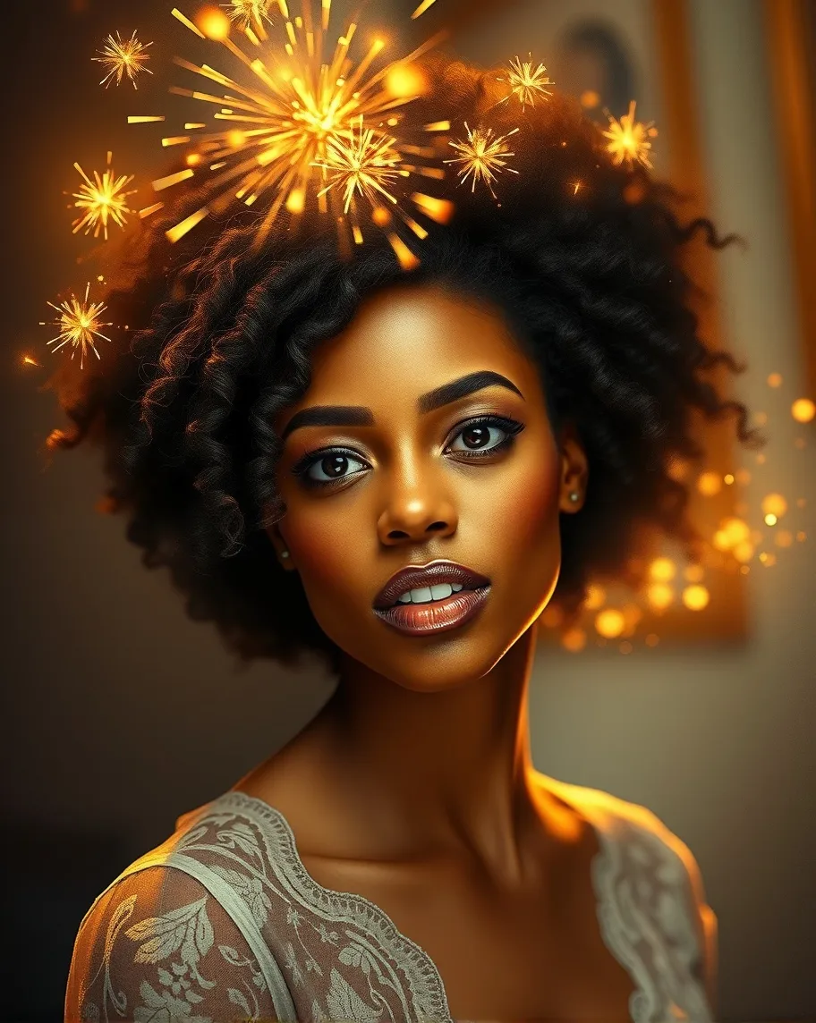 digital painting portrait a woman - Free AI Photo Generator - starryai