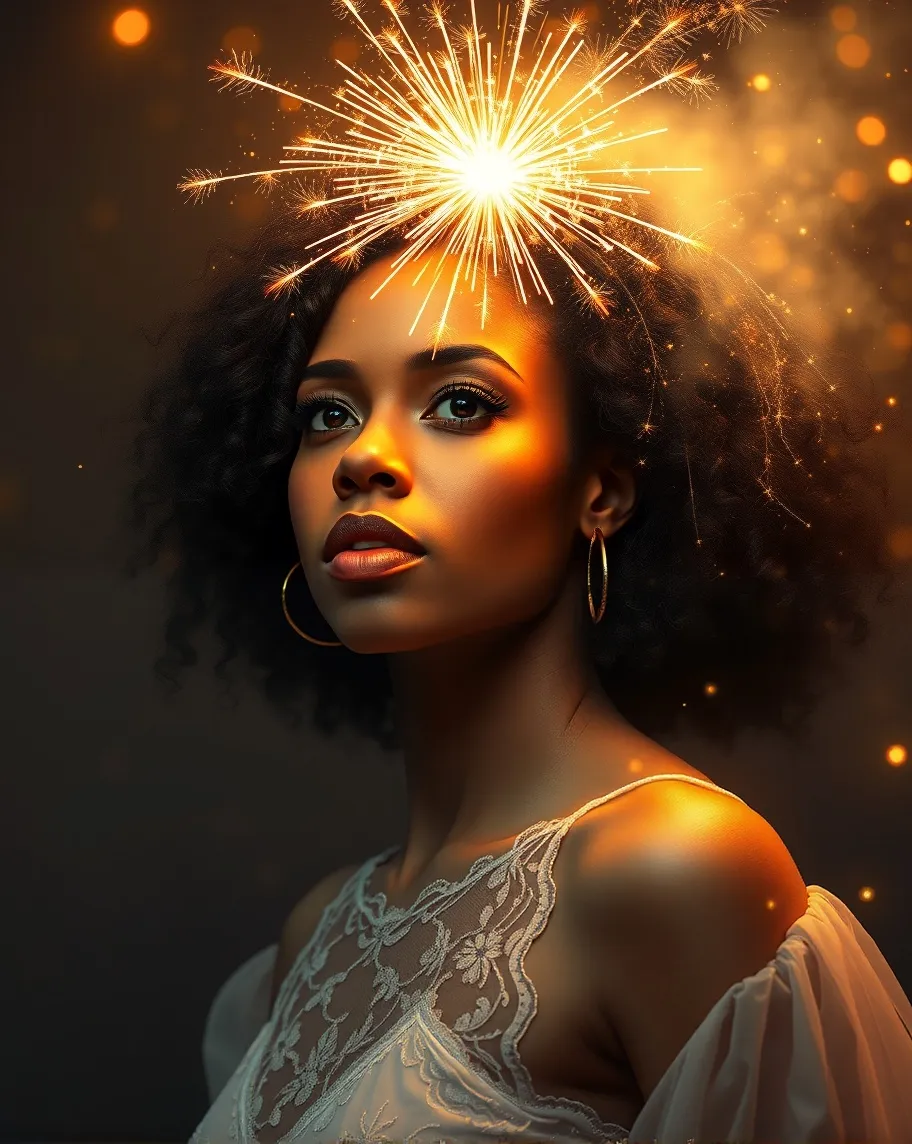 digital painting portrait a woman - Free AI Photo Generator - starryai