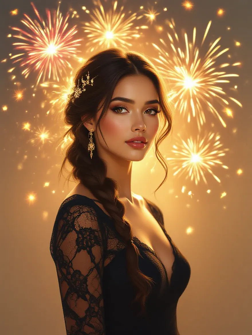 digital painting portrait a woman - Free AI Photo Generator - starryai